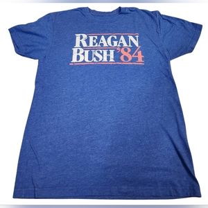 Reagan/Bush - T-Shirt - Blue - See Measurements